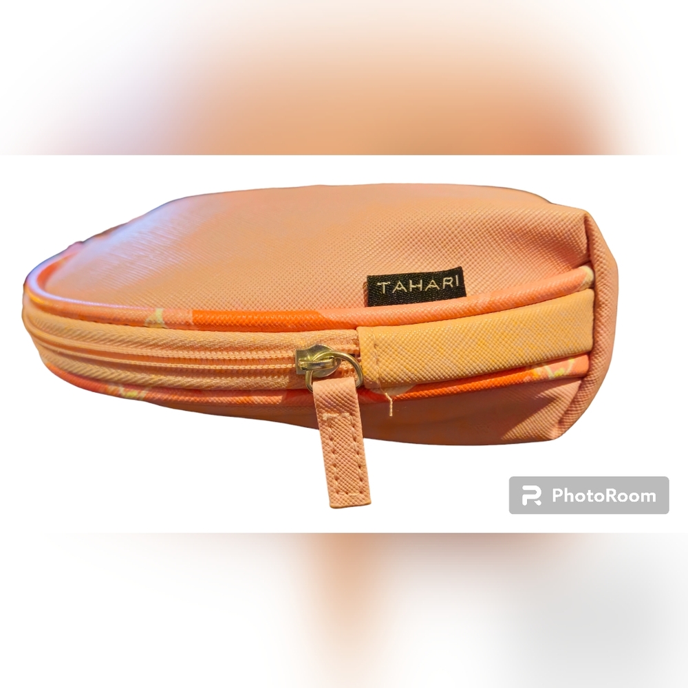 💚 TAHARI Travel Cosmetic Bag  with Bottle - Picture 4 of 6